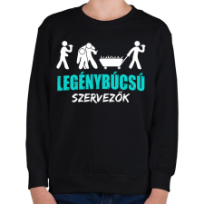 PRINTFASHION Legénybúcsú szervezők - Gyerek pulóver - Fekete gyerek pulóver, kardigán