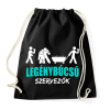 PRINTFASHION Legénybúcsú szervezők - Sportzsák, Tornazsák - Fekete