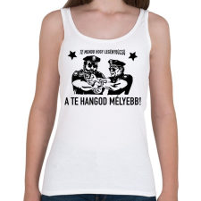 PRINTFASHION Legénybúcsú sztárok - Női atléta - Fehér női trikó