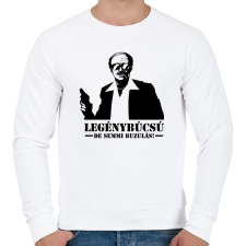 PRINTFASHION Legénybúcsú Torrente - Férfi pulóver - Fehér férfi pulóver, kardigán