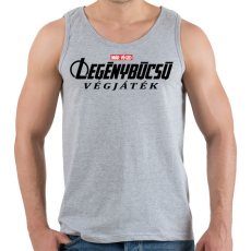 PRINTFASHION Legénybúcsú végjáték - Férfi atléta - Sport szürke