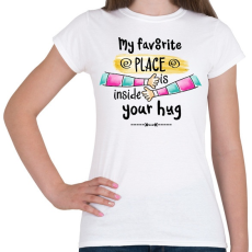 PRINTFASHION Legjobb a karjaidban - Női póló - Fehér