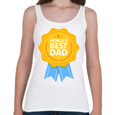 PRINTFASHION Legjobb apa - Női atléta - Fehér