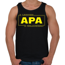 PRINTFASHION legjobb-apa-star-wars-classic - Férfi atléta - Fekete atléta, trikó