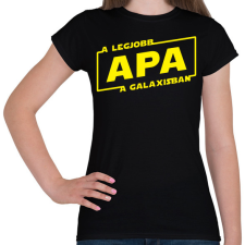 PRINTFASHION legjobb-apa-star-wars-solo - Női póló - Fekete női póló