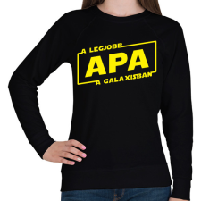 PRINTFASHION legjobb-apa-star-wars-solo - Női pulóver - Fekete női pulóver, kardigán
