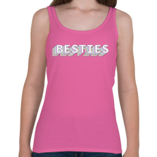 PRINTFASHION Legjobb barátnők - Besties - Női atléta - Rózsaszín