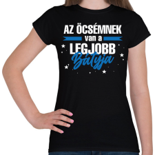 PRINTFASHION Legjobb báty - Női póló - Fekete női póló