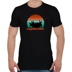 PRINTFASHION Legjobb böllér - Férfi póló - Fekete