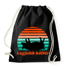 PRINTFASHION Legjobb böllér - Sportzsák, Tornazsák - Fekete tornazsák