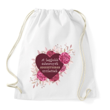 PRINTFASHION Legjobb édesanyák augusztus - Sportzsák, Tornazsák - Fehér tornazsák