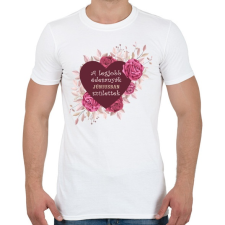 PRINTFASHION Legjobb édesanyák június - Férfi póló - Fehér férfi póló