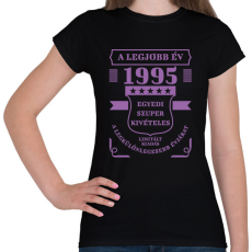 PRINTFASHION Legjobb év - Évszámos - Női póló - Fekete
