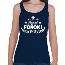 PRINTFASHION Legjobb főnök - Női atléta - Sötétkék