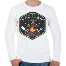 PRINTFASHION Legjobb grillező - Férfi hosszú ujjú póló - Fehér férfi póló