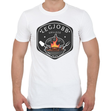 PRINTFASHION Legjobb grillező - Férfi póló - Fehér férfi póló