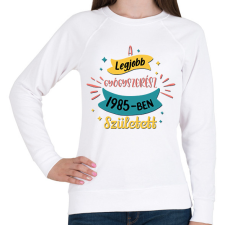 PRINTFASHION Legjobb gyógyszerész - Évszámmal - Női pulóver - Fehér női pulóver, kardigán