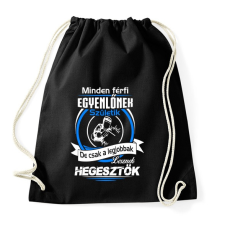 PRINTFASHION Legjobb hegesztő - Sportzsák, Tornazsák - Fekete tornazsák