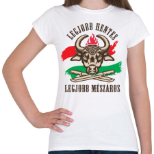 PRINTFASHION Legjobb Hentes - Női póló - Fehér női póló