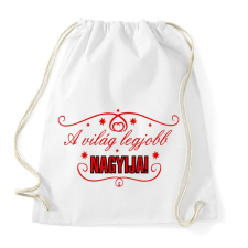 PRINTFASHION Legjobb Nagyi - Sportzsák, Tornazsák - Fehér tornazsák