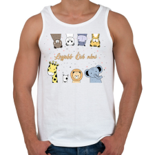 PRINTFASHION Legjobb Óvó néni - Férfi atléta - Fehér atléta, trikó