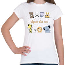 PRINTFASHION Legjobb Óvó néni - Női póló - Fehér női póló
