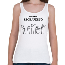 PRINTFASHION Legjobb szobafestő - Női atléta - Fehér női trikó
