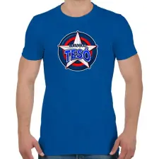 PRINTFASHION LEGJOBB TESO - Férfi póló - Királykék férfi póló