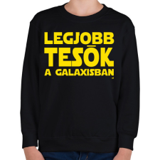 PRINTFASHION Legjobb tesók a Galaxisban Star Wars - Gyerek pulóver - Fekete gyerek pulóver, kardigán