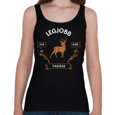 PRINTFASHION LEGJOBB VADÁSZ - Női atléta - Fekete