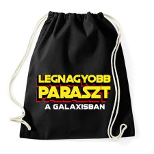 PRINTFASHION LEGNAGYOBB PARASZT A GALAXISBAN - Sportzsák, Tornazsák - Fekete tornazsák