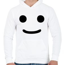 PRINTFASHION Lego arc - Férfi kapucnis pulóver - Fehér
