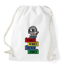 PRINTFASHION Lego PUBG - Sportzsák, Tornazsák - Fehér tornazsák