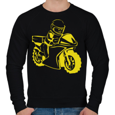 PRINTFASHION lego sárga - Férfi pulóver - Fekete férfi pulóver, kardigán