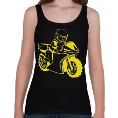 PRINTFASHION lego sárga - Női atléta - Fekete