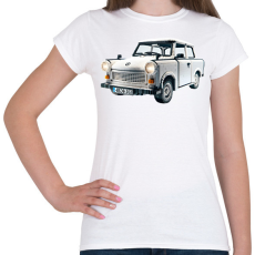 PRINTFASHION LEGO Trabant - Retro autó - Női póló - Fehér