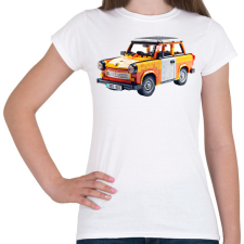 PRINTFASHION LEGO Trabant - Retro autó - Női póló - Fehér női póló