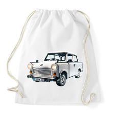 PRINTFASHION LEGO Trabant - Retro autó - Sportzsák, Tornazsák - Fehér tornazsák