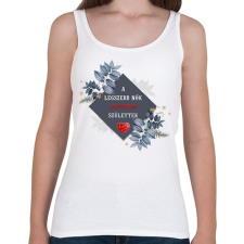 PRINTFASHION Legszebb nők január - Női atléta - Fehér női trikó