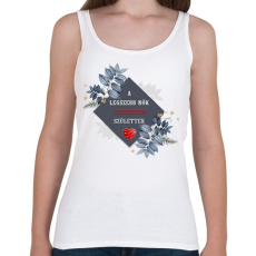 PRINTFASHION Legszebb nők október - Női atléta - Fehér