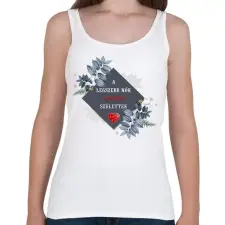PRINTFASHION Legszebb noők május - Női atléta - Fehér női trikó