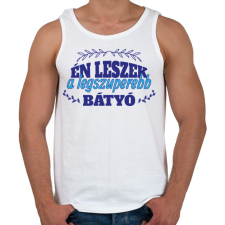 PRINTFASHION Legszuperebb bátyó - Férfi atléta - Fehér atléta, trikó