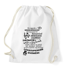 PRINTFASHION Legszuperebb Óvónéni - Sportzsák, Tornazsák - Fehér tornazsák