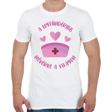 PRINTFASHION Legtündéribb nővérke - Férfi póló - Fehér férfi póló