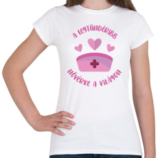 PRINTFASHION Legtündéribb nővérke - Női póló - Fehér