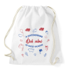 PRINTFASHION Legtündéribb Óvó néni - Sportzsák, Tornazsák - Fehér