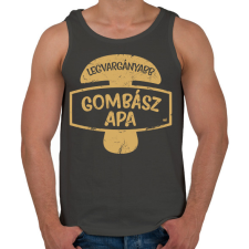 PRINTFASHION Legvargányabb gombász apa - Férfi atléta - Sötétszürke atléta, trikó