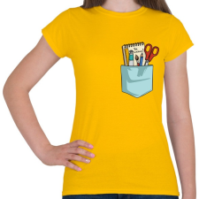 PRINTFASHION Légy különleges! - Női póló - Sárga női póló