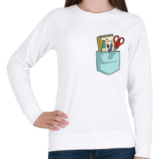 PRINTFASHION Légy különleges! - Női pulóver - Fehér női pulóver, kardigán