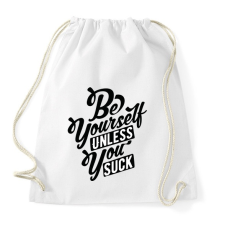 PRINTFASHION Légy önmagad - Sportzsák, Tornazsák - Fehér tornazsák